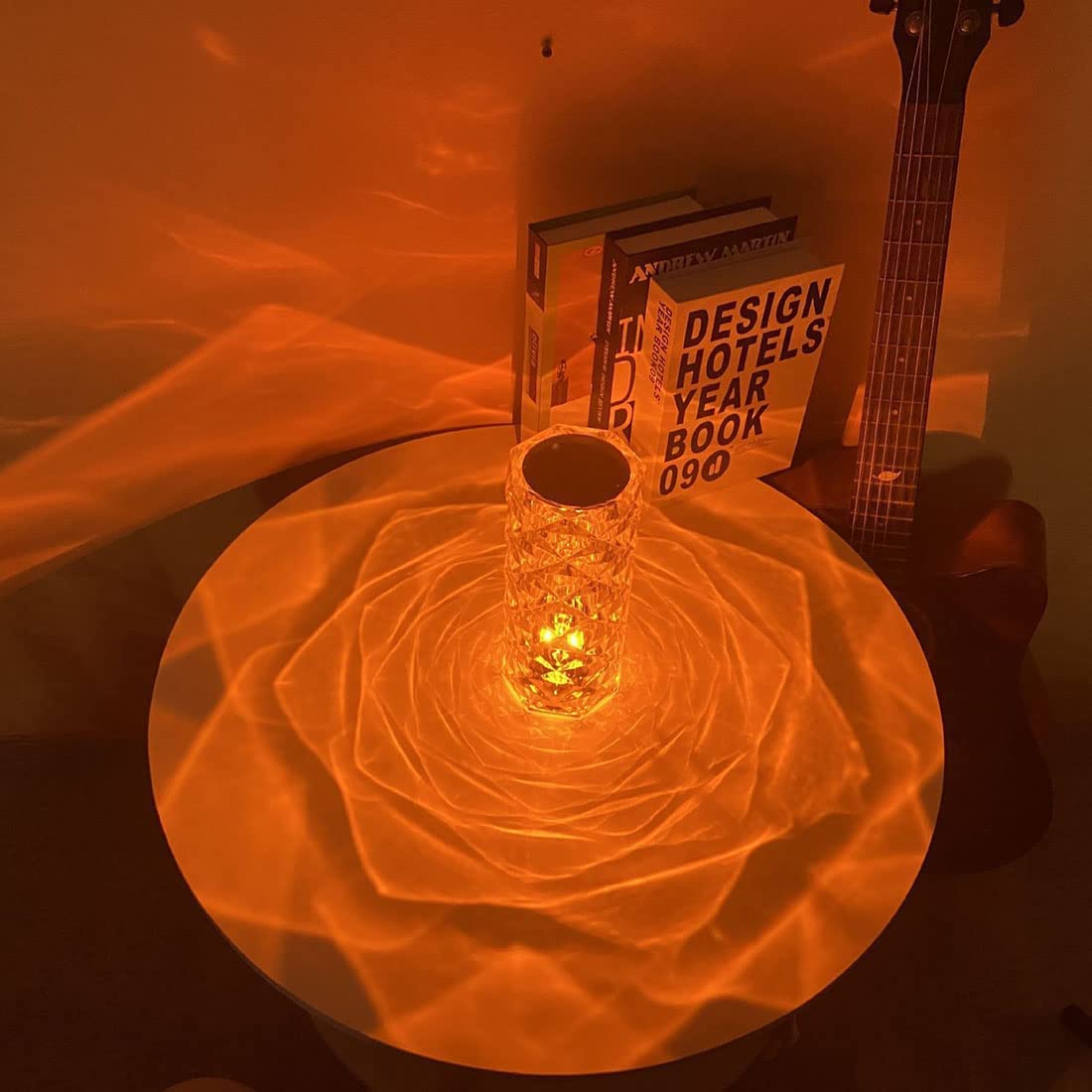 Rose Rays™ Crystal Diamond Table Lamp - 16 Colors